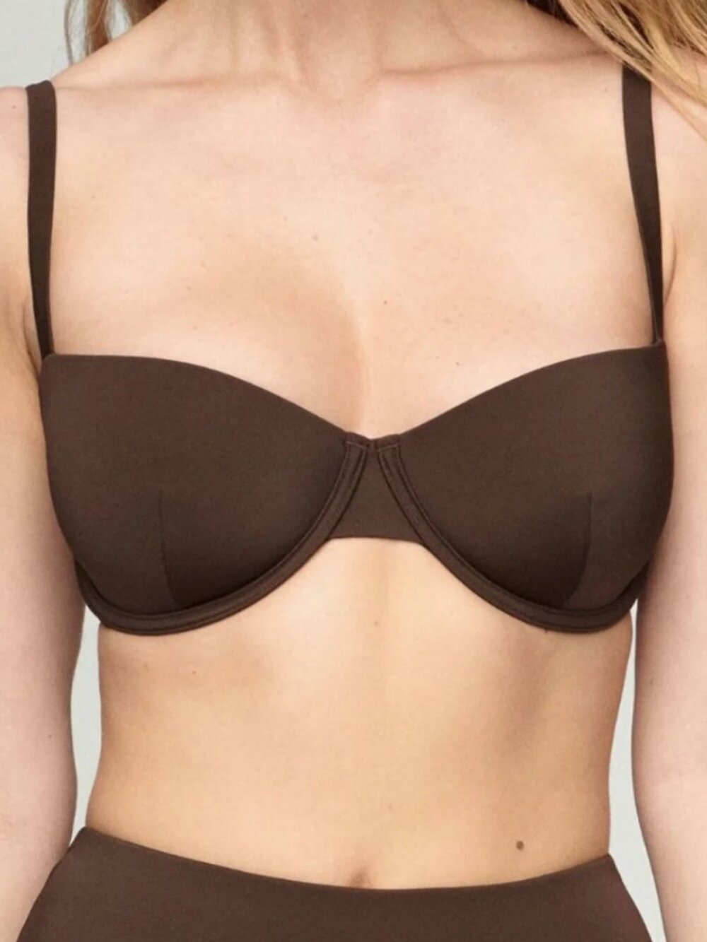 NWT Cuup Bikini in Earth in 2 top and XS bottom